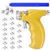 Professional Ear Piercing Gun Kit with 20 Pairs 316L Surgical Stainless Steel Gun Stud Earrings for Body Nose Lip Salon Home Use (Yellow) view 1