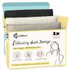 Evridwear Exfoliating Bath Sponge, Daily Skincare Body Scrubbers Loofah Shower Pads with Strap for Body Cleansing, Dead Skin Cell Remover, 3 Count Value Pack(Classical) view 1