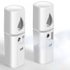 GIVERARE 2 Pack Nano Facial Steamer, Handy Mini Mister with Mirror, USB Rechargeable Mist Sprayer, Visual Water Tank Moisturizing&Hydrating for Face, Makeup, Skin Care, Eyelash Extensions-White view 1