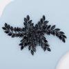 Teyglen Bridal Black Crystal Rhinestones Shiny Hair Comb Back Side Hair Comb Wedding Headpiece Prom Party Festival Hair Accessories for Women and Girls view 2