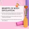 Evridwear Exfoliating Body Scrubber Heavy Exfoliating Bath Sponges for Men Women Shower Exfoliator Dead Skin Remover Loofah for Cleansing 3 Count Value Pack (Macaroon) view 4