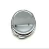 3dancraftit Round Personalized DIY Blank Portable Pocket Compact Photo Mirror Frame Double Sided Travel Makeup Mirror Nickel 2 1/2" / 6.2cm E15 view 1