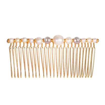 AAGAZA Pearl Praise High-end Series Baroque Hair Comb Ancient Style Retro Temperament Women /1878