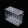 FOMIYES Makeup Organizer with 18 Slots Lipstick Storage Box Flip Lid Display Stand Acrylic Cosmetic Holder view 3