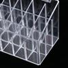 FOMIYES Makeup Organizer with 18 Slots Lipstick Storage Box Flip Lid Display Stand Acrylic Cosmetic Holder view 4