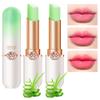 BINGBRUSH 2 Pcs Aloe Color Changing Lipstick Queen,PH Mood Long Lasting Labiales Lip Gloss Lip Balm Tinted Magic Lip Stain Makeup Lipstick Set for Women view 1