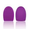 FOMIYES Silicone Makeup Brush Cleaner Handheld Tool for Effortless Cleaning of Cosmetic Brushes for Home and Travel Use view 2