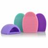 FOMIYES Silicone Makeup Brush Cleaner Handheld Tool for Effortless Cleaning of Cosmetic Brushes for Home and Travel Use view 4