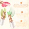BINGBRUSH Peach Color Changing Lipstick,Moisturizer Long Lasting Lip Care Lip Balm Magic Lip Gloss Lip Tint Stain Gloss Set for Women (3 pcs Aloe + Peach + Avocado Lipstick) view 3