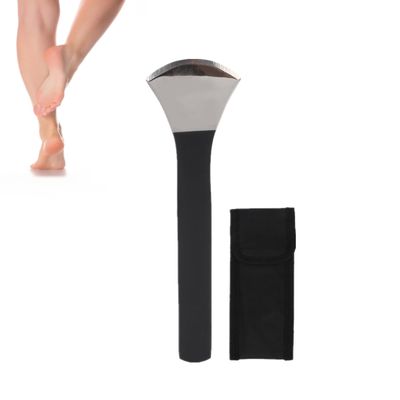 Dioche Pedicure Knife for Feet, Professional High Manganese Steel Fan Pedicure Knife, for Dead Skin Calluses Removal with Oxford Storage Bag