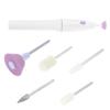 FOMIYES Grinding Polishing Tools Set Mini Nail Art Drill Electric Nail File Cuticle Bit for Salon Home Use view 3