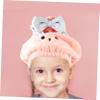 GLEAVI Portable Boys and Girls Dry Hair Bonnet Bath Hair Towel Poncho Toddler Bath Towel view 3