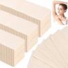 Maitys 600 Pieces Body and Facial Muslin Strips for Hair Removal Natural Muslin Epilating Strips 2.8 x 7.9 Inches Large Bulk for Women and Men view 1