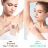 Maitys 600 Pieces Body and Facial Muslin Strips for Hair Removal Natural Muslin Epilating Strips 2.8 x 7.9 Inches Large Bulk for Women and Men view 3