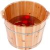Handmade Wooden Footbath Tubs, Foot Relaxing Barrel Foot Bath Spa Bowl for Feet Stress Relief view 1