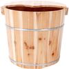 SLLSHG Wooden Foot Basin,Pedicure Bowl Spa Massage for Soaking Feet Massager Foot Tub,with Lid Foot Spa Bath Massager view 1