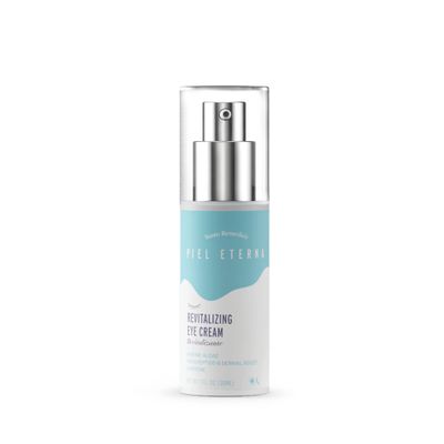 Santo Remedio, Piel Eterna, Revitalizing Eye Cream, Illuminating Eye Cream, Helps Reduce Dark Circles, Contains Marina Algae, Caffeine, Aloe, Hyaluronic Acid, Vitamin E, For All Skin Types, 1 Fl. Oz.