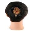 Gold Tone Traditional Hair Brooch | Juda Accessories For Hair | Artificial Ambada Pin For Stylish Women By Indian Collectible view 3