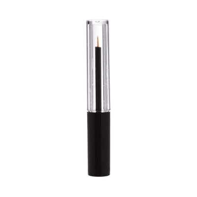 1PCS Mini Empty Eyelashes Tube Eyeliner Bottle With Brush Plugs Make Up Tube Vials,Black,2ml