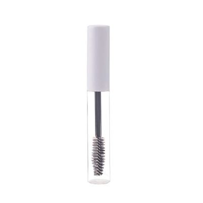 2PCS 10ml Empty Mascara Tube with Eyelash Wand Refillable Cosmetics Containers,Matte White