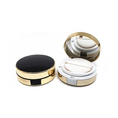 1PCS Empty Air Cushion Puff Box Makeup Case Container with Powder Sponge Mirror for BB Cream Foundation Diy Box,L White