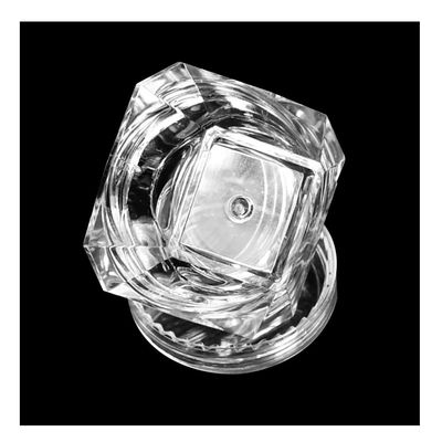 10PCS 5g (5ml 0.17oz) Clear Diamond Empty Acrylic Container for Cosmetic Cream Jewelry Eyeshadow Empty Jar Pot