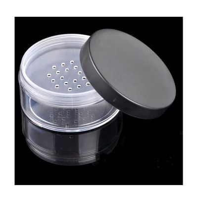 1PCS 10g Plastic Loose Powder Case Makeup Blusher Jar Travel Container,without puff