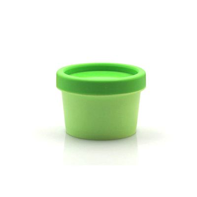 1PCS Refillable Bottles Plastic Empty Makeup Jar Pot Travel Face Cream Lotion Cosmetic Container,Green,50ml