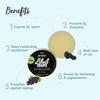 Beuniq Black Grape Lip Balm for Men, for Lip Lightening, Lip Mask for Dry Lips | | Fresh Kitchenmade, Desi Ghee, Raw Honey, Shea, Black Grape, Vitamin E | Express Dry Lips Repair, 10g view 3