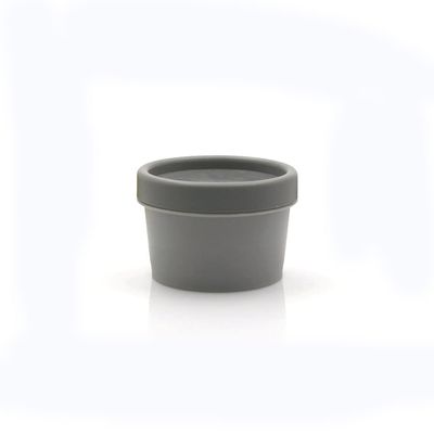 1PCS Refillable Bottles Plastic Empty Makeup Jar Pot Travel Face Cream Lotion Cosmetic Container,Gray,100ml