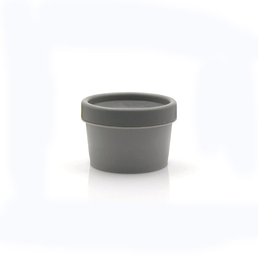 1PCS Refillable Bottles Plastic Empty Makeup Jar Pot Travel Face Cream Lotion Cosmetic Container,Gray,100ml