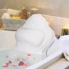 Poemland Extra Thick Large Bath Pillow with Neck,Back,Head Support for Bathtub, Spa, Soaking White(21''x17'') view 1