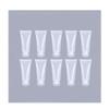 10PCS Empty Refillable Plastic Squeeze Tubes Translucent Cosmetic Containers for Lotion Shower Gel Shampoo,15ML view 1