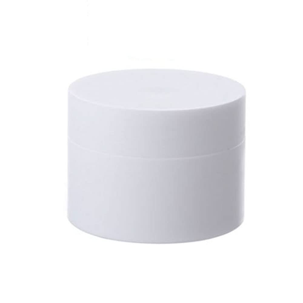 1PCS Empty PP Facial Cream Jar Cosmetic Plastic Box with Lid Refillable Bottle,Frosted white,20ml