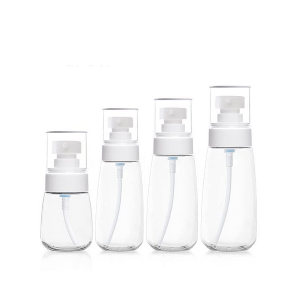 1PCS Refillable plastic Bottle Empty Pump Clear Bottle,White Lotion bottle,30ml