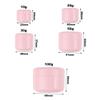 10PCS Plastic Empty Cosmetic Jar Cream Pot Travel Refillable Bottles Portable Cosmetic Container,Green,100g view 2