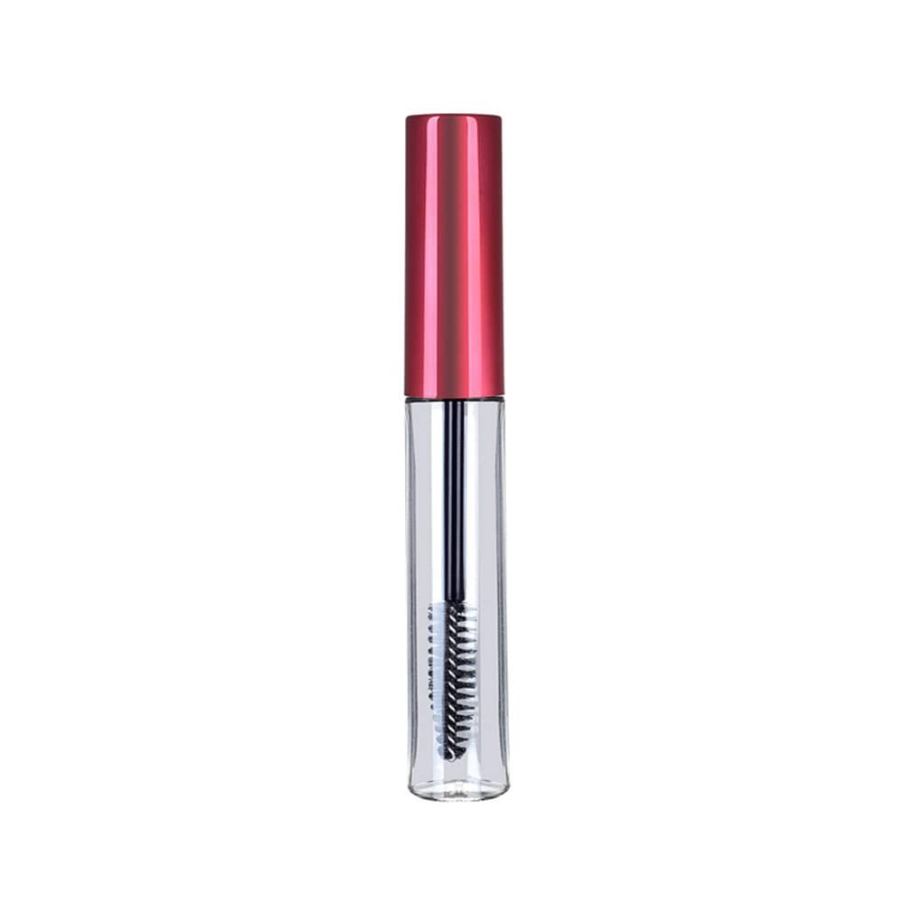 2PCS 10ml Empty Mascara Tube with Eyelash Wand Refillable Cosmetics Containers,Red