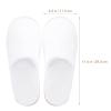 FOMIYES 5pairs Comfortable Non- Disposable Slippers for Guests of Fleece Indoor House Slippers for Hotels Home and Spa Use Unisex Design Breathable Softness view 2