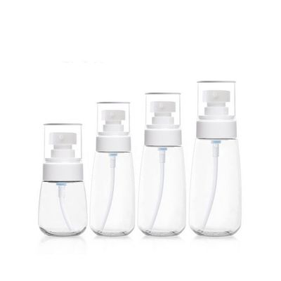1PCS Refillable plastic Bottle Empty Pump Clear Bottle,White Lotion bottle,60 ml
