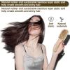 Hair Brush Set for Women & Men, Natural Bamboo Bristles Wet Dry Flat Paddle Detangling Bamboo Brushes Fit All Types Hair, Brush Cleaner Tool included - 3 Pack view 3