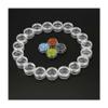 20PCS 3g Empty Plastic Cosmetic Makeup Jar Transparent Sample Bottles Eyeshadow Face Cream Lip Balm Container view 2