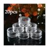 20PCS 3g Empty Plastic Cosmetic Makeup Jar Transparent Sample Bottles Eyeshadow Face Cream Lip Balm Container view 4