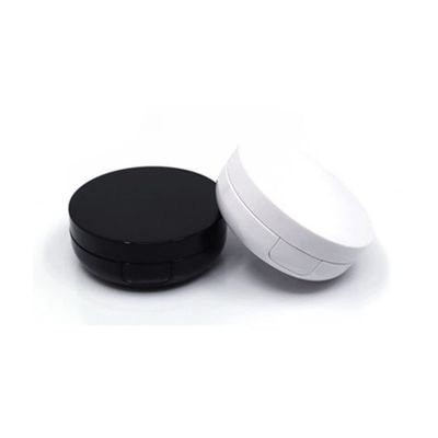 1PCS Empty Air Cushion Puff Box Makeup Case Container with Powder Sponge Mirror for BB Cream Foundation Diy Box,J White
