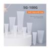 10PCS Empty Refillable Plastic Squeeze Tubes Translucent Cosmetic Containers for Lotion Shower Gel Shampoo,100ML view 3