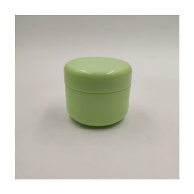 10PCS Plastic Empty Cosmetic Jar Cream Pot Travel Refillable Bottles Portable Cosmetic Container,Green,20g