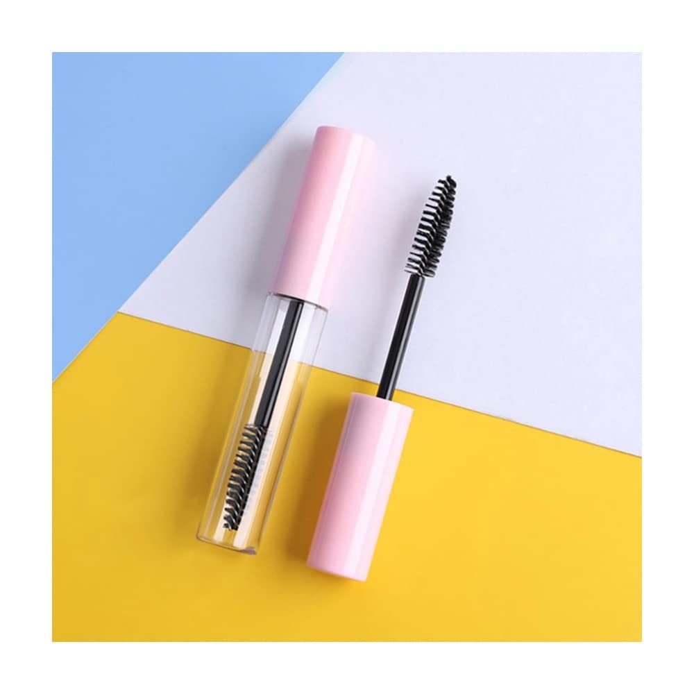 1PCS 10ml Empty Mascara Tube Wand Eyelash Cream Container Bottle With Rubber rts,Pink