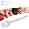 100pcs Nail Drill Bit Cleaning Brush, Dust Remover Manicure Tool Accessory Nail Dust Brush Accessory Manicure Pedicure Home Use (White) view 4