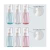 1PCS Refillable plastic Bottle Empty Pump Clear Bottle,White Lotion bottle,100ml view 3
