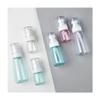1PCS Refillable plastic Bottle Empty Pump Clear Bottle,White Lotion bottle,100ml view 4