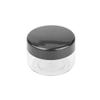 1PCS Travel Round Plastic Cosmetics Jar Makeup Box,black,20g view 1